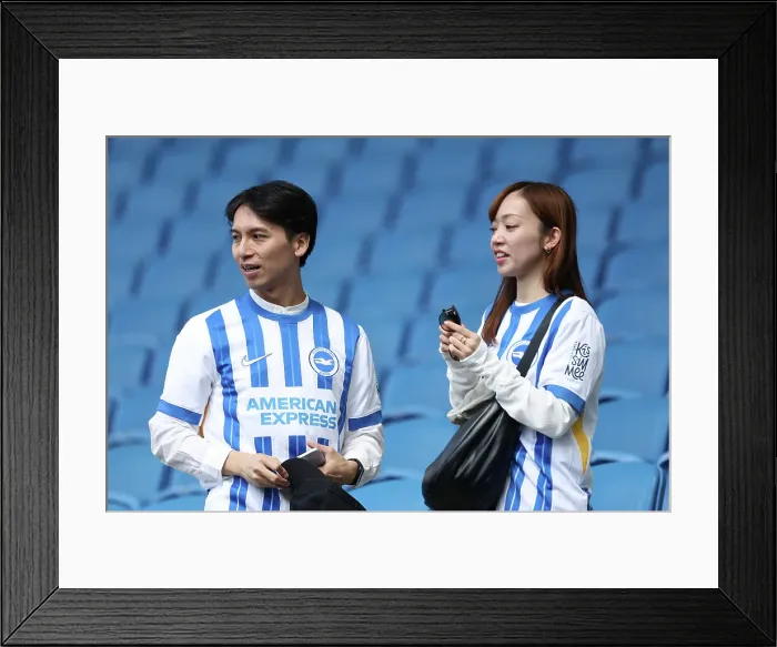 Framed Print : Brighton and Hove Albion v Newcastle United Premier League 04MAY25 Framed Print : Brighton and Hove Albion v Newcastle United Premier League 04MAY25