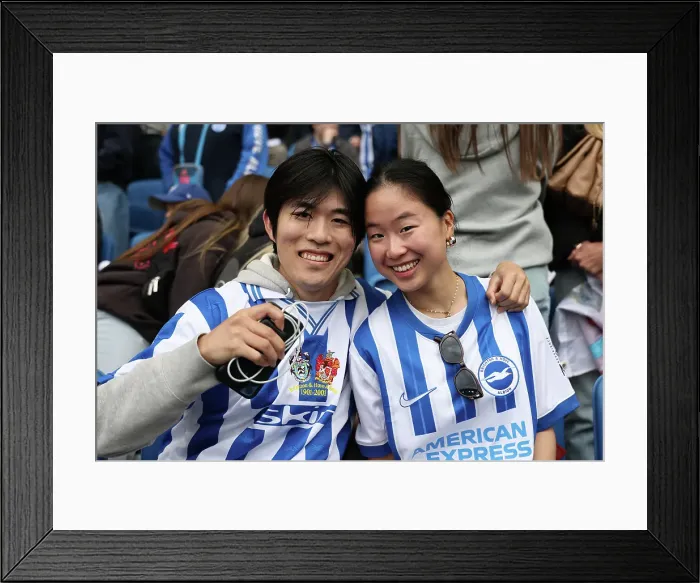 Framed Print : Brighton and Hove Albion v Newcastle United Premier League 04MAY25 Framed Print : Brighton and Hove Albion v Newcastle United Premier League 04MAY25