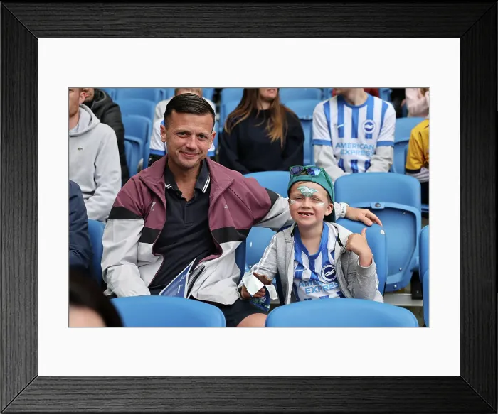 Framed Print : Brighton and Hove Albion v Newcastle United Premier League 04MAY25 Framed Print : Brighton and Hove Albion v Newcastle United Premier League 04MAY25