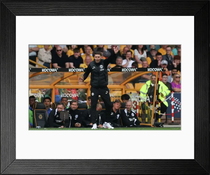 Framed Print : Wolverhampton Wanderers v Brighton and Hove Albion Premier League 10MAY25 Framed Print : Wolverhampton Wanderers v Brighton and Hove Albion Premier League 10MAY25