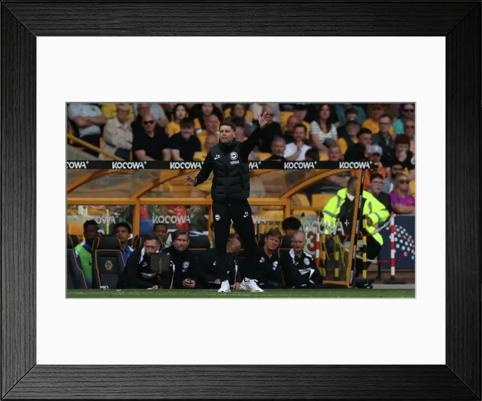 Framed Print : Wolverhampton Wanderers v Brighton and Hove Albion Premier League 10MAY25 Framed Print : Wolverhampton Wanderers v Brighton and Hove Albion Premier League 10MAY25