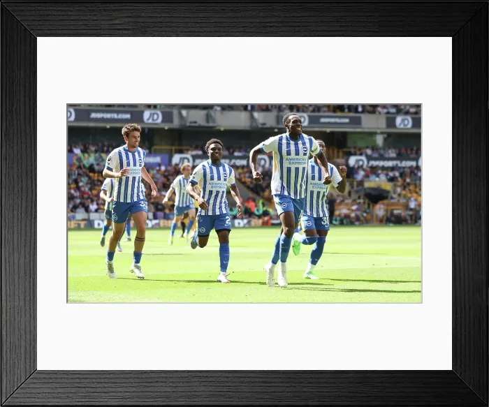 Framed Print : Wolverhampton Wanderers v Brighton and Hove Albion Premier League 10MAY25 Framed Print : Wolverhampton Wanderers v Brighton and Hove Albion Premier League 10MAY25