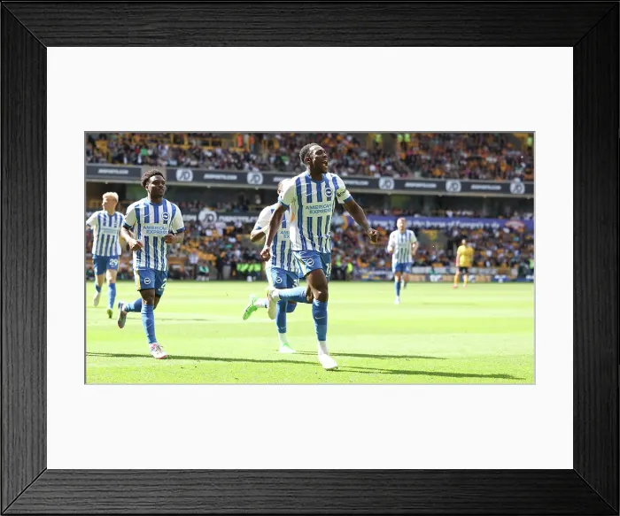 Framed Print : Wolverhampton Wanderers v Brighton and Hove Albion Premier League 10MAY25 Framed Print : Wolverhampton Wanderers v Brighton and Hove Albion Premier League 10MAY25