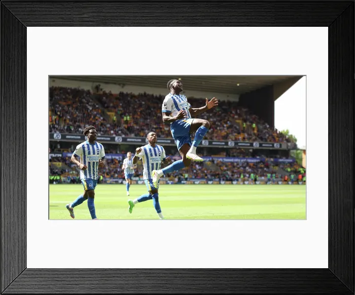 Framed Print : Wolverhampton Wanderers v Brighton and Hove Albion Premier League 10MAY25 Framed Print : Wolverhampton Wanderers v Brighton and Hove Albion Premier League 10MAY25
