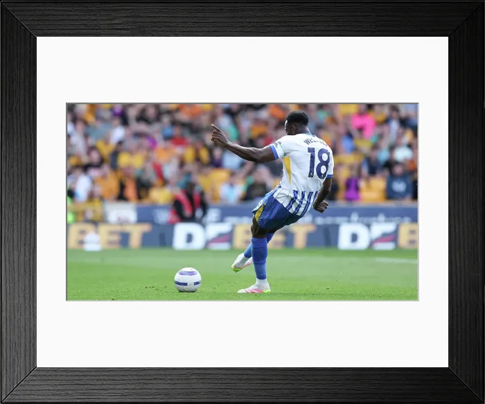 Framed Print : Wolverhampton Wanderers v Brighton and Hove Albion Premier League 10MAY25 Framed Print : Wolverhampton Wanderers v Brighton and Hove Albion Premier League 10MAY25