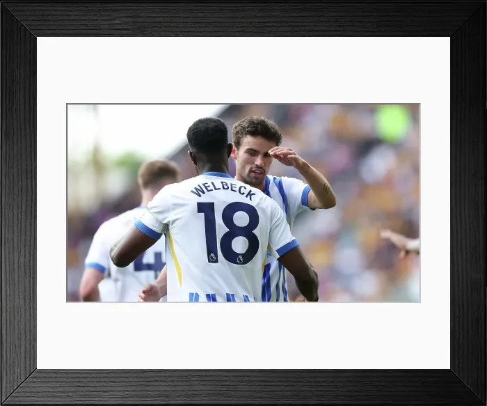 Framed Print : Wolverhampton Wanderers v Brighton and Hove Albion Premier League 10MAY25