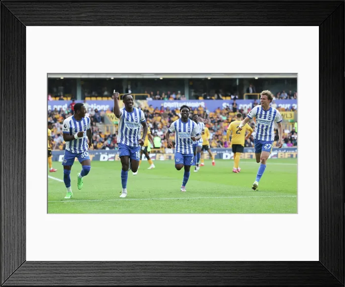 Framed Print : Wolverhampton Wanderers v Brighton and Hove Albion Premier League 10MAY25 Framed Print : Wolverhampton Wanderers v Brighton and Hove Albion Premier League 10MAY25