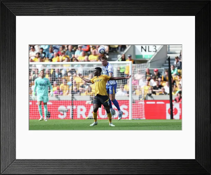 Framed Print : Wolverhampton Wanderers v Brighton and Hove Albion Premier League 10MAY25 Framed Print : Wolverhampton Wanderers v Brighton and Hove Albion Premier League 10MAY25