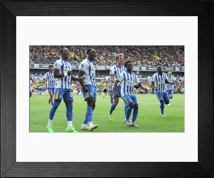 Framed Print : Wolverhampton Wanderers v Brighton and Hove Albion Premier League 10MAY25 Framed Print : Wolverhampton Wanderers v Brighton and Hove Albion Premier League 10MAY25