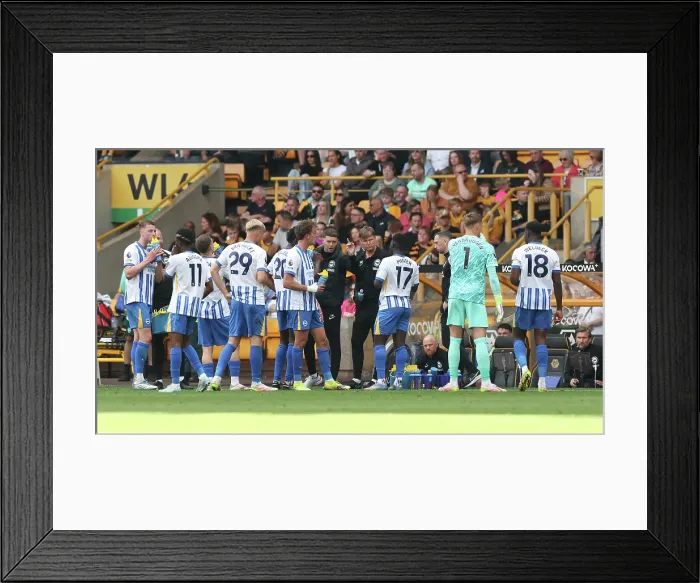 Framed Print : Wolverhampton Wanderers v Brighton and Hove Albion Premier League 10MAY25 Framed Print : Wolverhampton Wanderers v Brighton and Hove Albion Premier League 10MAY25