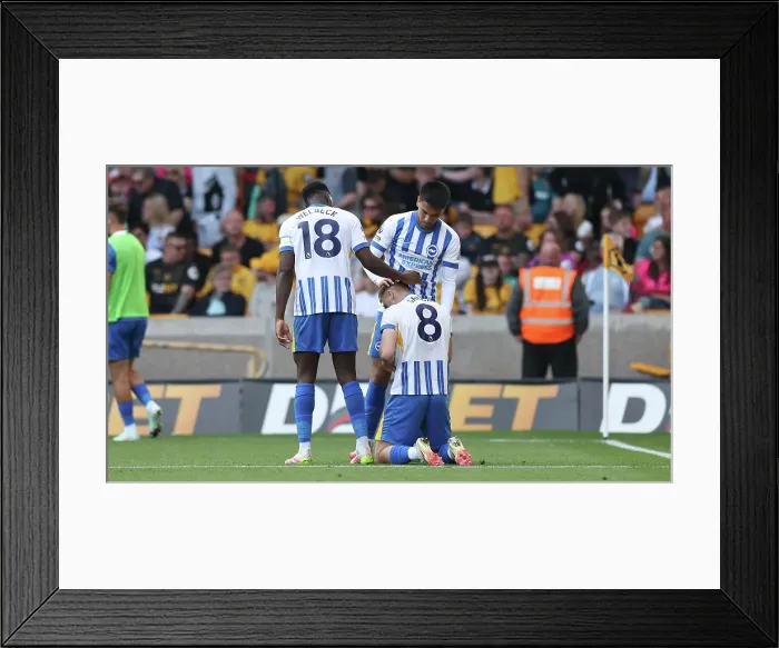 Framed Print : Wolverhampton Wanderers v Brighton and Hove Albion Premier League 10MAY25 Framed Print : Wolverhampton Wanderers v Brighton and Hove Albion Premier League 10MAY25