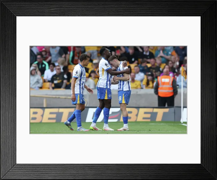 Framed Print : Wolverhampton Wanderers v Brighton and Hove Albion Premier League 10MAY25 Framed Print : Wolverhampton Wanderers v Brighton and Hove Albion Premier League 10MAY25