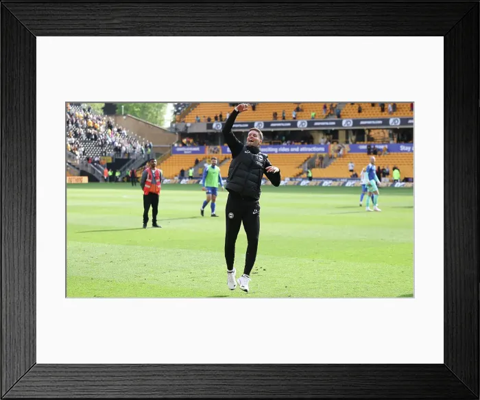 Framed Print : Wolverhampton Wanderers v Brighton and Hove Albion Premier League 10MAY25 Framed Print : Wolverhampton Wanderers v Brighton and Hove Albion Premier League 10MAY25