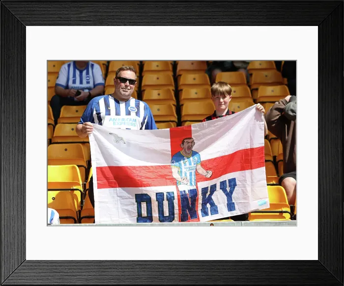 Framed Print : Wolverhampton Wanderers v Brighton and Hove Albion Premier League 10MAY25 Framed Print : Wolverhampton Wanderers v Brighton and Hove Albion Premier League 10MAY25