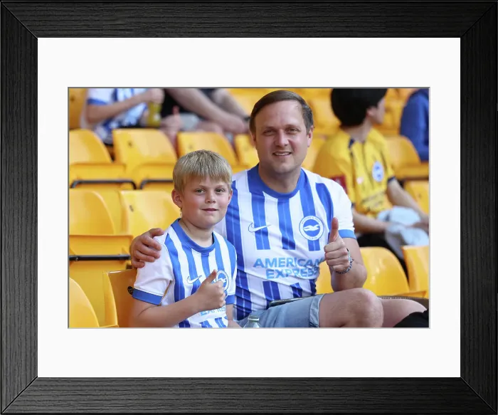 Framed Print : Wolverhampton Wanderers v Brighton and Hove Albion Premier League 10MAY25 Framed Print : Wolverhampton Wanderers v Brighton and Hove Albion Premier League 10MAY25
