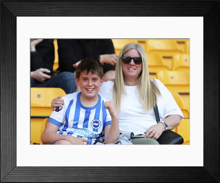 Framed Print : Wolverhampton Wanderers v Brighton and Hove Albion Premier League 10MAY25 Framed Print : Wolverhampton Wanderers v Brighton and Hove Albion Premier League 10MAY25