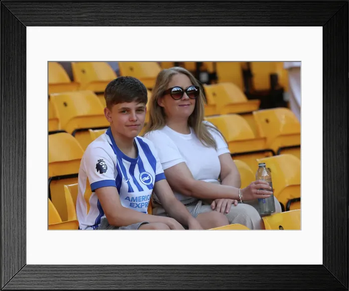 Framed Print : Wolverhampton Wanderers v Brighton and Hove Albion Premier League 10MAY25 Framed Print : Wolverhampton Wanderers v Brighton and Hove Albion Premier League 10MAY25