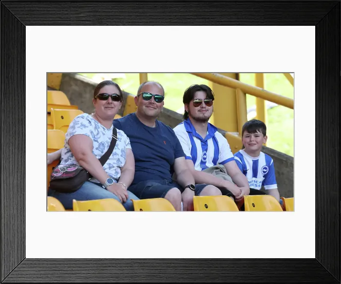 Framed Print : Wolverhampton Wanderers v Brighton and Hove Albion Premier League 10MAY25 Framed Print : Wolverhampton Wanderers v Brighton and Hove Albion Premier League 10MAY25