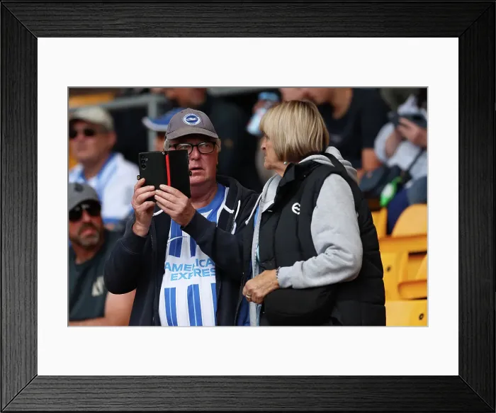Framed Print : Wolverhampton Wanderers v Brighton and Hove Albion Premier League 10MAY25 Framed Print : Wolverhampton Wanderers v Brighton and Hove Albion Premier League 10MAY25