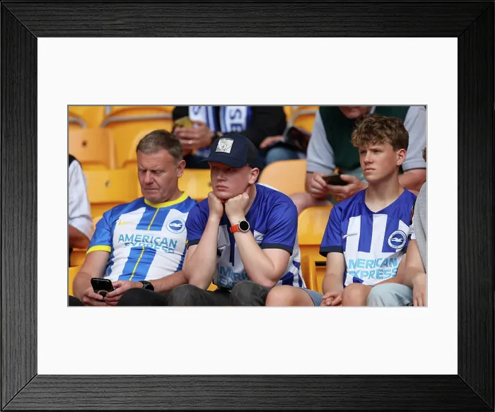 Framed Print : Wolverhampton Wanderers v Brighton and Hove Albion Premier League 10MAY25 Framed Print : Wolverhampton Wanderers v Brighton and Hove Albion Premier League 10MAY25