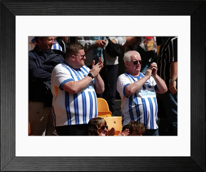 Framed Print : Wolverhampton Wanderers v Brighton and Hove Albion Premier League 10MAY25 Framed Print : Wolverhampton Wanderers v Brighton and Hove Albion Premier League 10MAY25