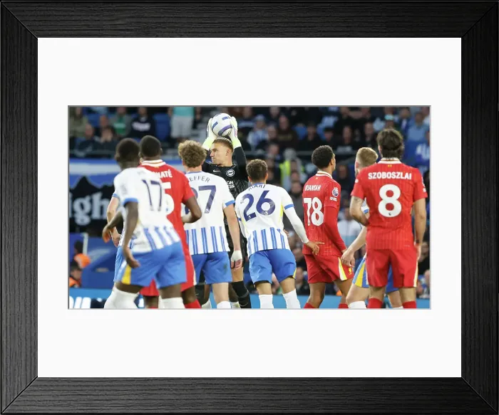 Framed Print : Brighton and Hove Albion v LIverpool Premier League 19MAY25