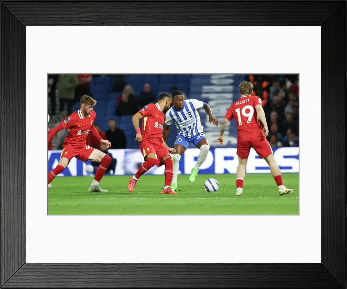 Framed Print : Brighton and Hove Albion v LIverpool Premier League 19MAY25 Framed Print : Brighton and Hove Albion v LIverpool Premier League 19MAY25
