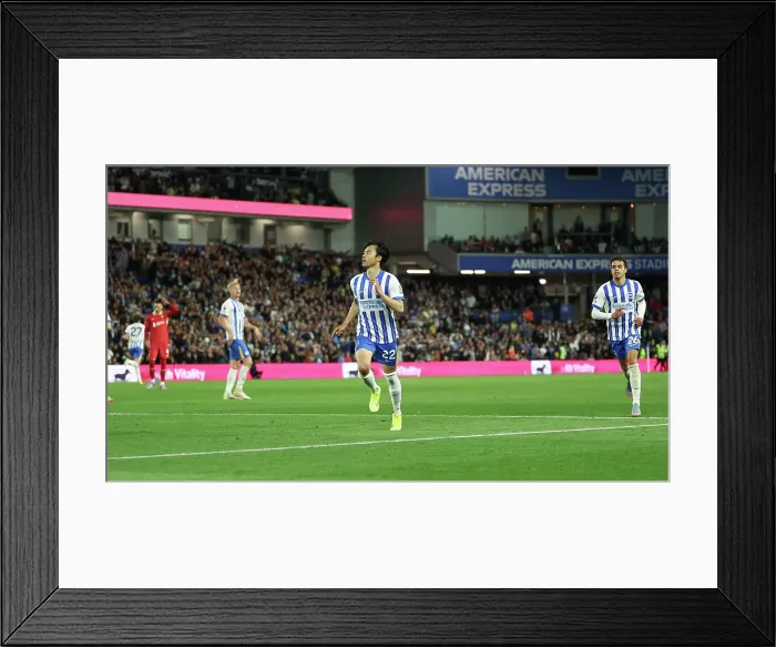 Framed Print : Brighton and Hove Albion v LIverpool Premier League 19MAY25 Framed Print : Brighton and Hove Albion v LIverpool Premier League 19MAY25