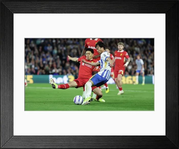 Framed Print : Brighton and Hove Albion v LIverpool Premier League 19MAY25 Framed Print : Brighton and Hove Albion v LIverpool Premier League 19MAY25