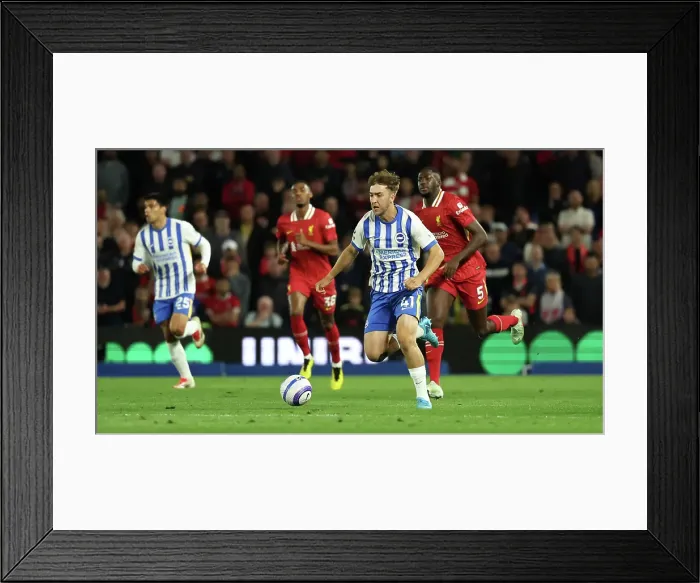 Framed Print : Brighton and Hove Albion v LIverpool Premier League 19MAY25 Framed Print : Brighton and Hove Albion v LIverpool Premier League 19MAY25
