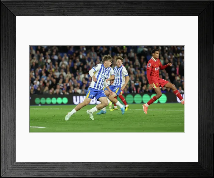 Framed Print : Brighton and Hove Albion v LIverpool Premier League 19MAY25 Framed Print : Brighton and Hove Albion v LIverpool Premier League 19MAY25