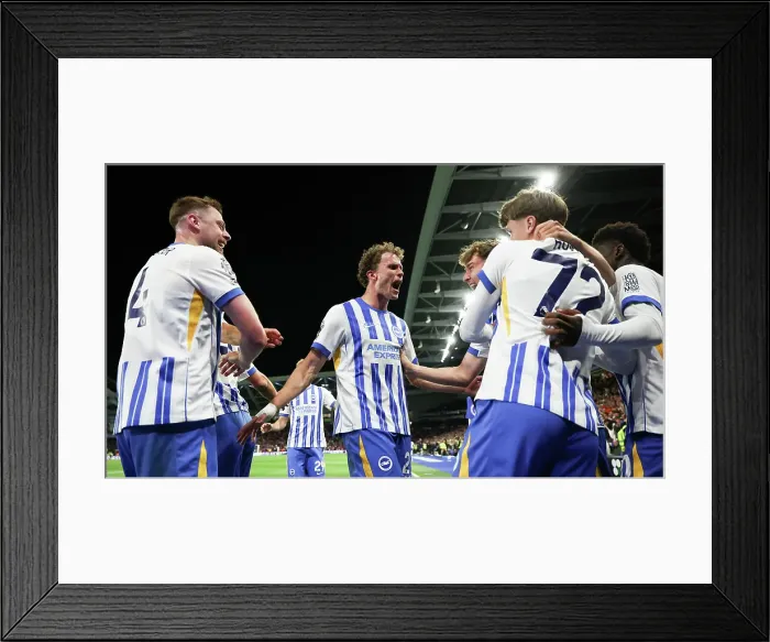 Framed Print : Brighton and Hove Albion v LIverpool Premier League 19MAY25 Framed Print : Brighton and Hove Albion v LIverpool Premier League 19MAY25