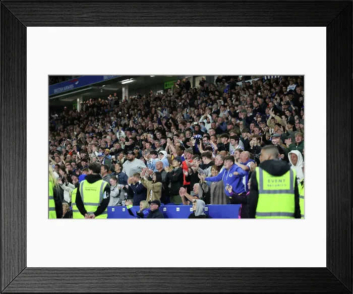 Framed Print : Brighton and Hove Albion v LIverpool Premier League 19MAY25 Framed Print : Brighton and Hove Albion v LIverpool Premier League 19MAY25