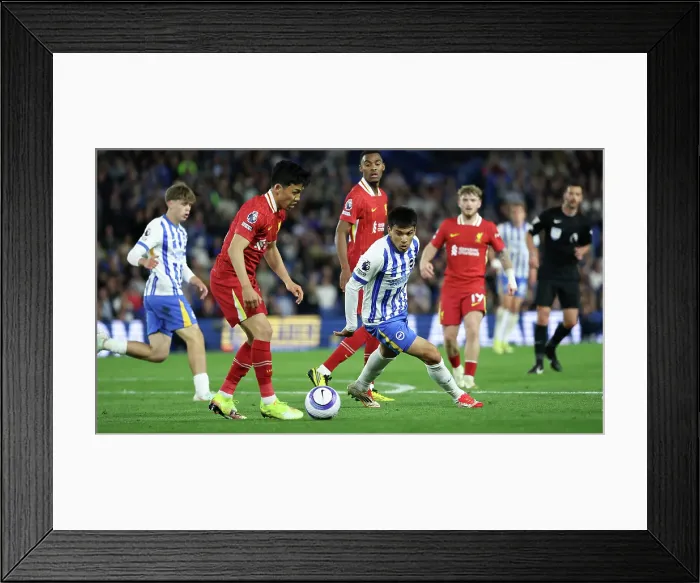 Framed Print : Brighton and Hove Albion v LIverpool Premier League 19MAY25 Framed Print : Brighton and Hove Albion v LIverpool Premier League 19MAY25