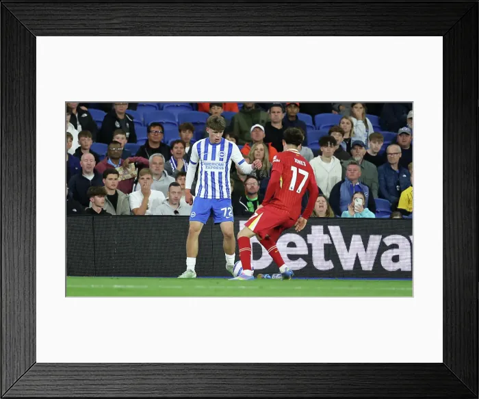 Framed Print : Brighton and Hove Albion v LIverpool Premier League 19MAY25 Framed Print : Brighton and Hove Albion v LIverpool Premier League 19MAY25