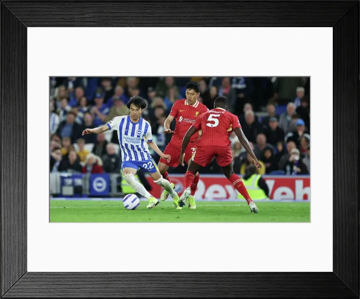 Framed Print : Brighton and Hove Albion v LIverpool Premier League 19MAY25 Framed Print : Brighton and Hove Albion v LIverpool Premier League 19MAY25