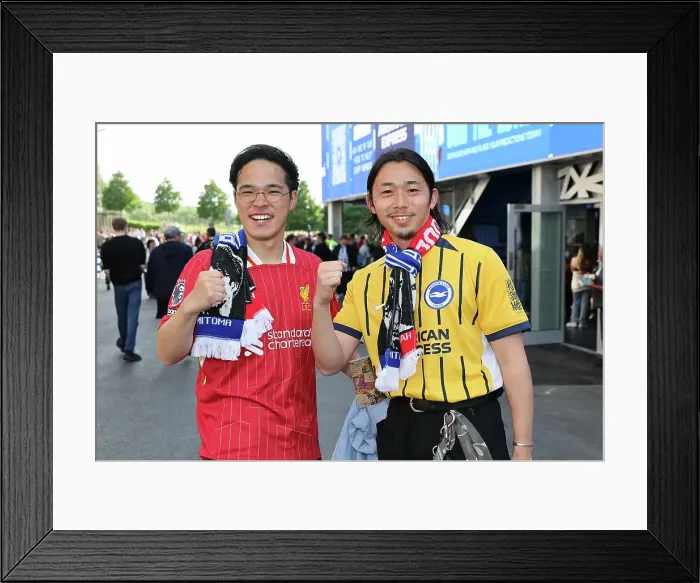 Framed Print : Brighton and Hove Albion v LIverpool Premier League 19MAY25 Framed Print : Brighton and Hove Albion v LIverpool Premier League 19MAY25