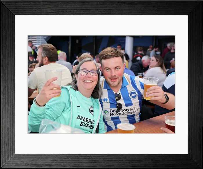 Framed Print : Brighton and Hove Albion v LIverpool Premier League 19MAY25 Framed Print : Brighton and Hove Albion v LIverpool Premier League 19MAY25