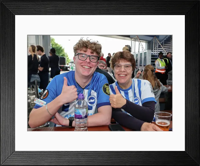 Framed Print : Brighton and Hove Albion v LIverpool Premier League 19MAY25 Framed Print : Brighton and Hove Albion v LIverpool Premier League 19MAY25