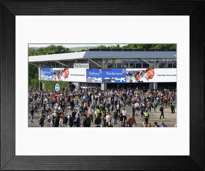 Framed Print : Brighton and Hove Albion v LIverpool Premier League 19MAY25
