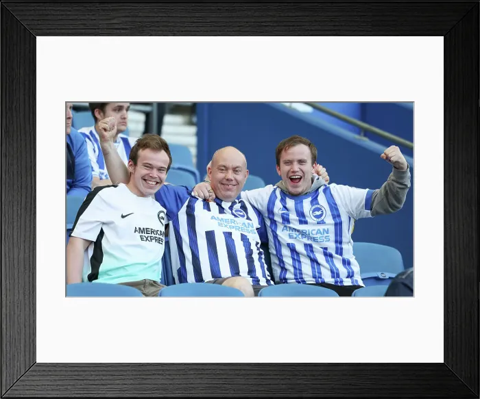 Framed Print : Brighton and Hove Albion v LIverpool Premier League 19MAY25