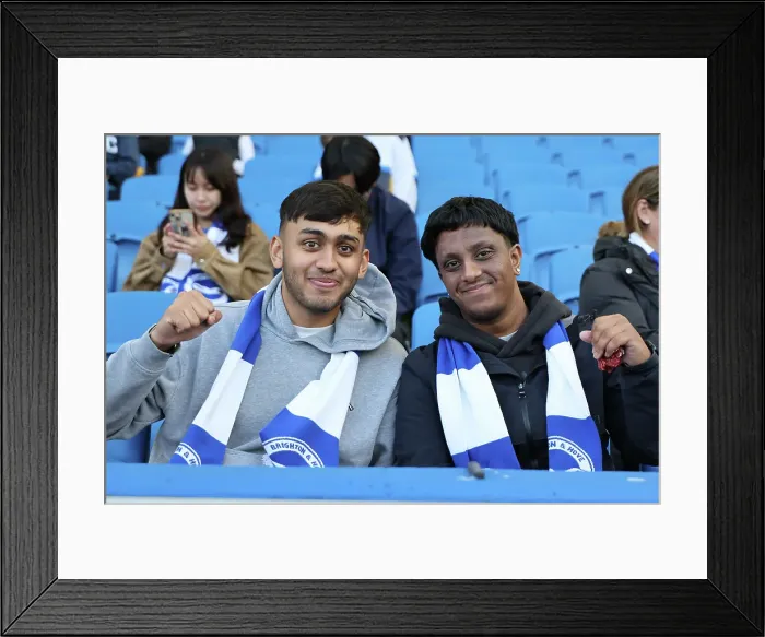 Framed Print : Brighton and Hove Albion v LIverpool Premier League 19MAY25