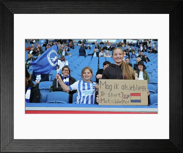 Framed Print : Brighton and Hove Albion v LIverpool Premier League 19MAY25