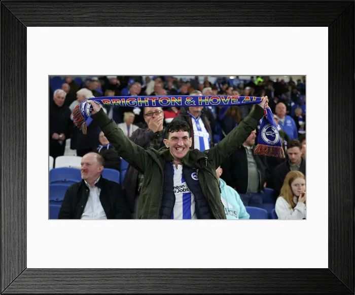 Framed Print : Brighton and Hove Albion v LIverpool Premier League 19MAY25
