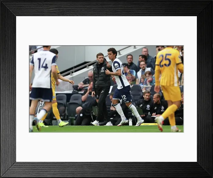 Framed Print : Tottenham Hotspur v Brighton and Hove Albion Premier League 25MAY25 Framed Print : Tottenham Hotspur v Brighton and Hove Albion Premier League 25MAY25