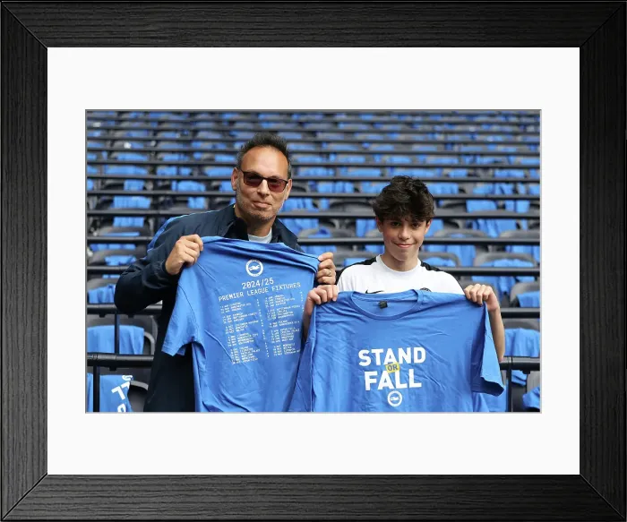 Framed Print : Tottenham Hotspur v Brighton and Hove Albion Premier League 25MAY25