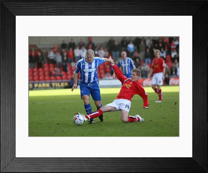 Framed Print : Crewe Match Action Framed Print : Crewe Match Action