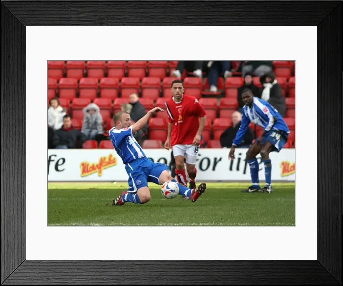 Framed Print : Crewe Match Action Framed Print : Crewe Match Action