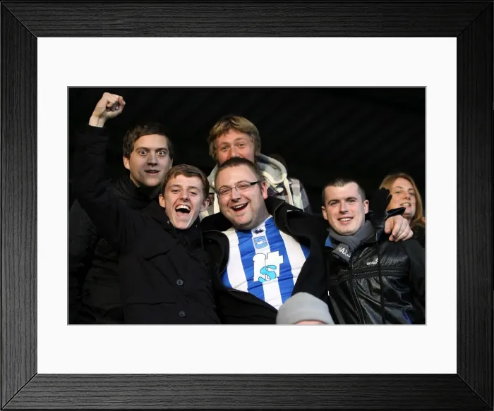 Framed Print : Fans at Hartlepool United. 13th Nov 2010 Framed Print : Fans at Hartlepool United. 13th Nov 2010