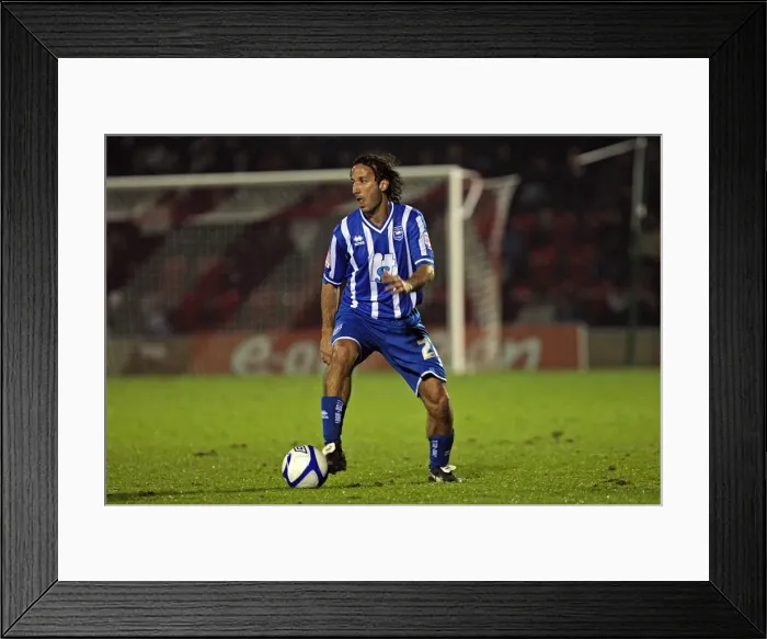 Framed Print : Mauricio Taricco: The Defensive Mastermind of Brighton & Hove Albion